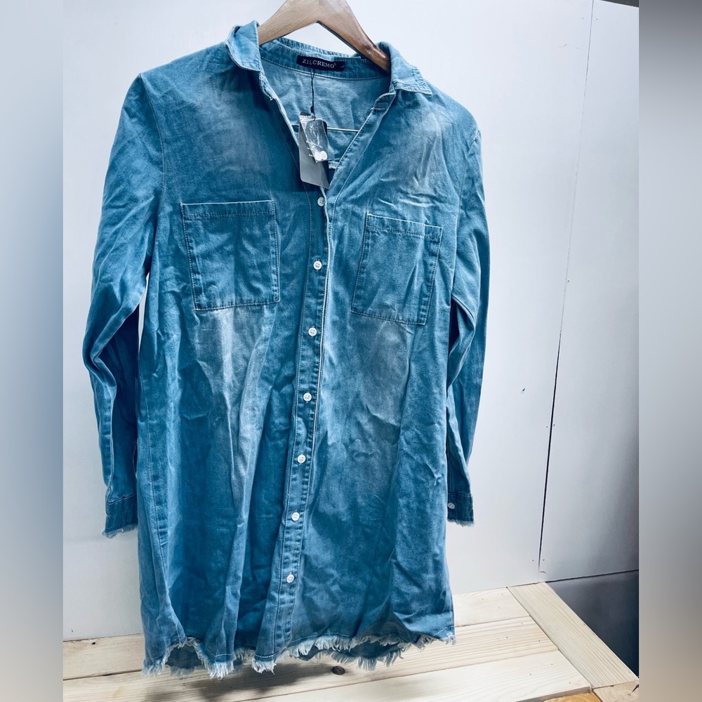 Denim Blue shirt Dress